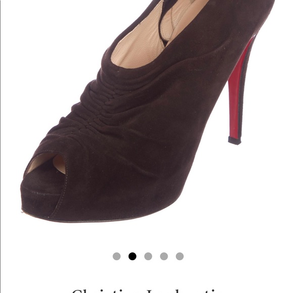 Christian Louboutin Shoes - Louboutin Peep toe booties